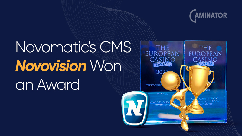 Novomatic Awarded at ICE 2023 for Novovision CMS