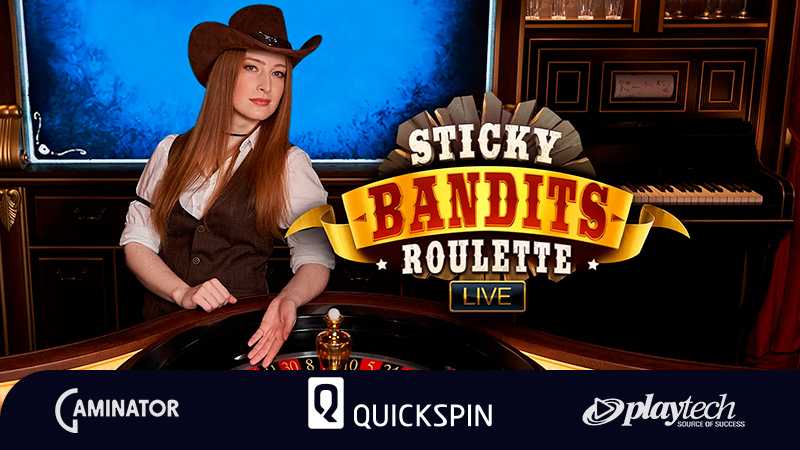 Sticky Bandits Roulette Live by Playtech and Quickspin